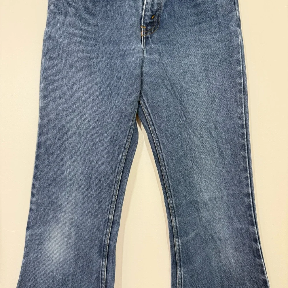 Levi’s Vintage Orange Tab Paper Tag Student Big Bell Flare Jeans - Picture 5 of 15